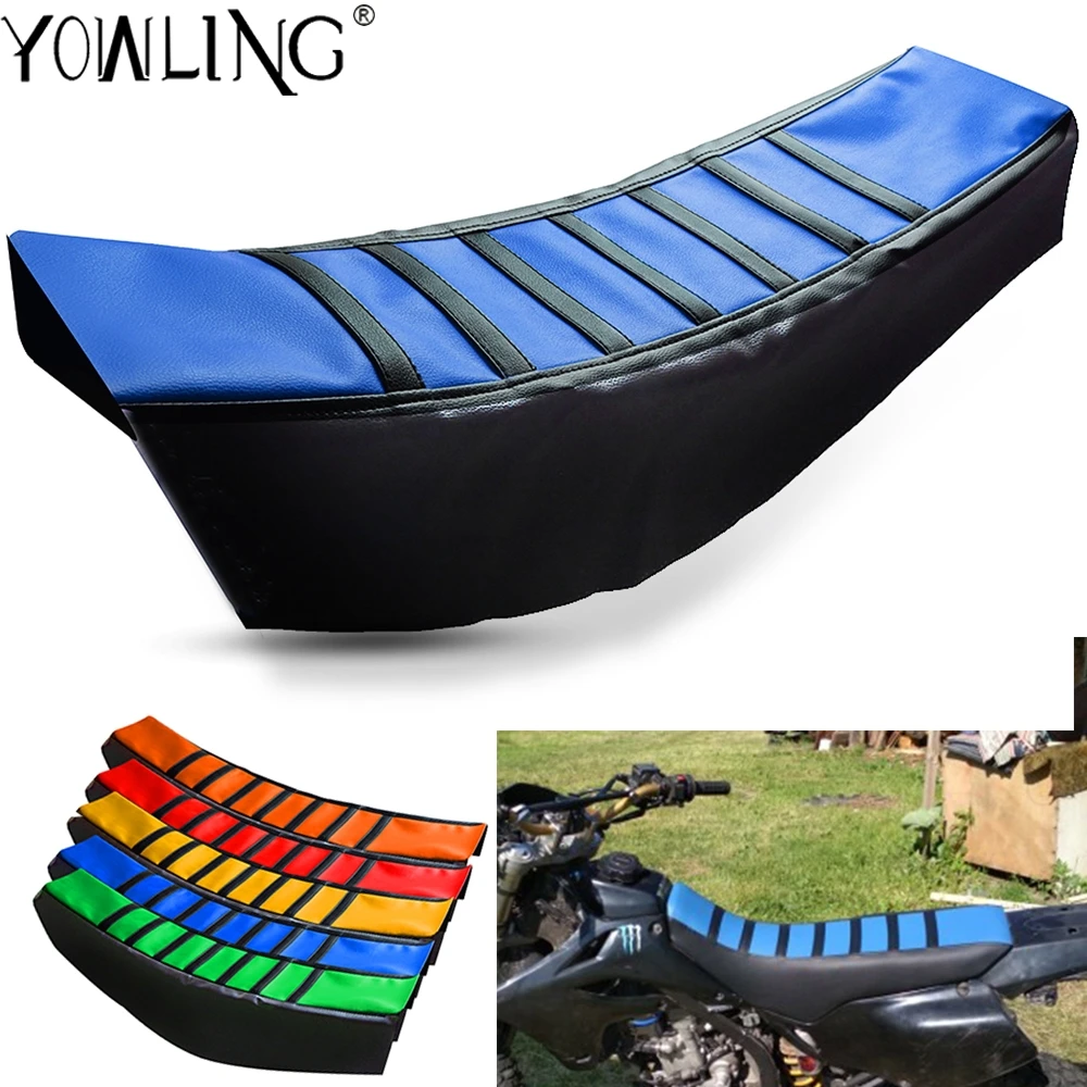 

Dirt Pit Bike Motocross Ribbed Gripper Soft Seat Cover FOR YAMAHA TTR250 TTR600 XT250X TRICKER YZ450FX XTZ250 WR250F WR250X