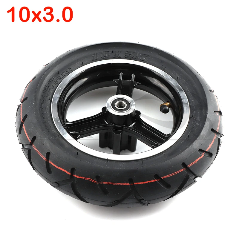 

10 inch pneumatic wheel 10x3.0 tire inner tube and alloy disc brake rim suitable for electric scooter balance gas 10*3.0 tire