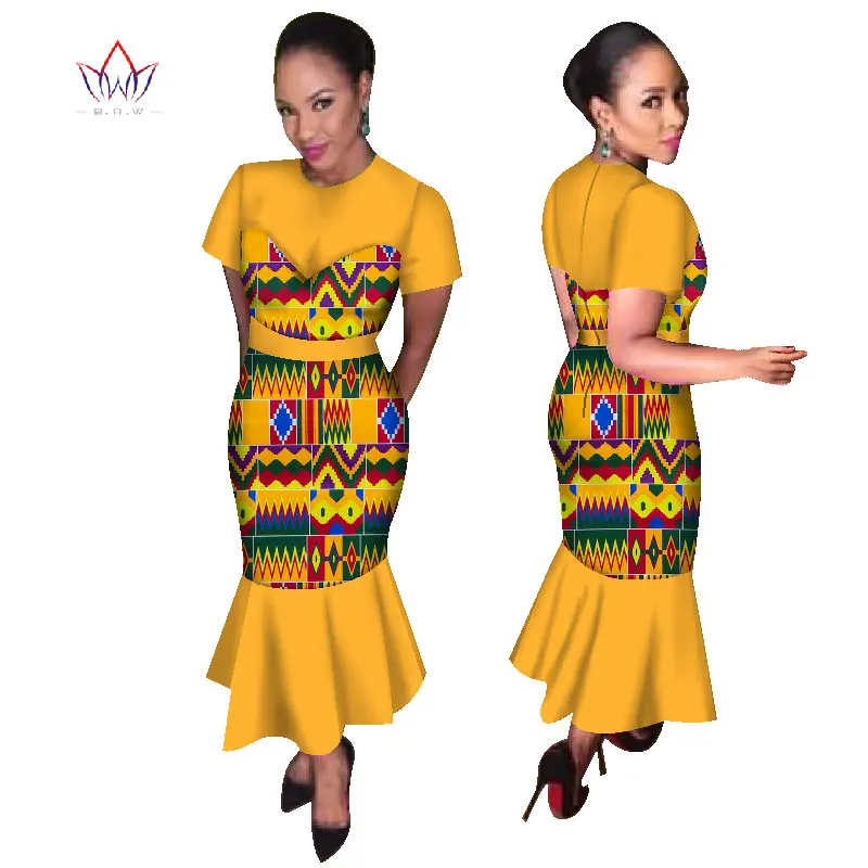 Плюс Размеры летние платья женские 2017 Традиционные Африканские модные Костюмы