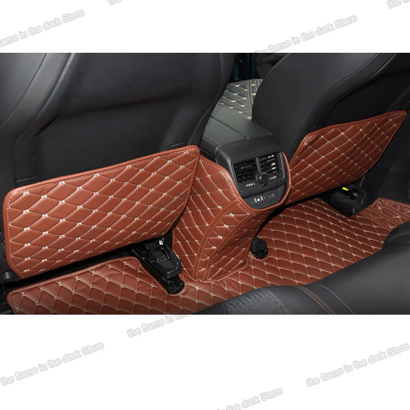 Кожаный коврик Lsrtw2017 для заднего сиденья автомобиля противоударный Peugeot 5008 3008 2019