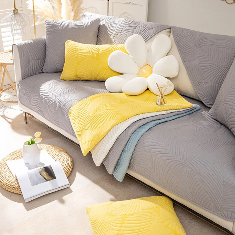 

Современный нескользящий чехол для дивана, покрывало на 3 места, Угловое покрывало для гостиной, Всесезонная универсальная диванная подушк...