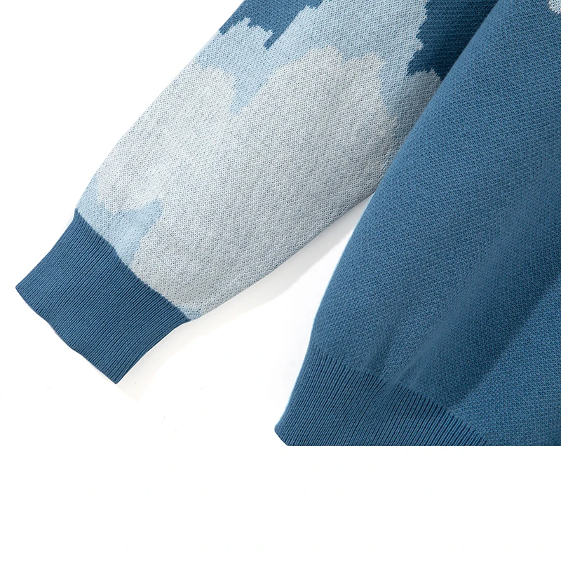 Мужской Свитер оверсайз зимние модные вязаные пуловеры в Корейском стиле