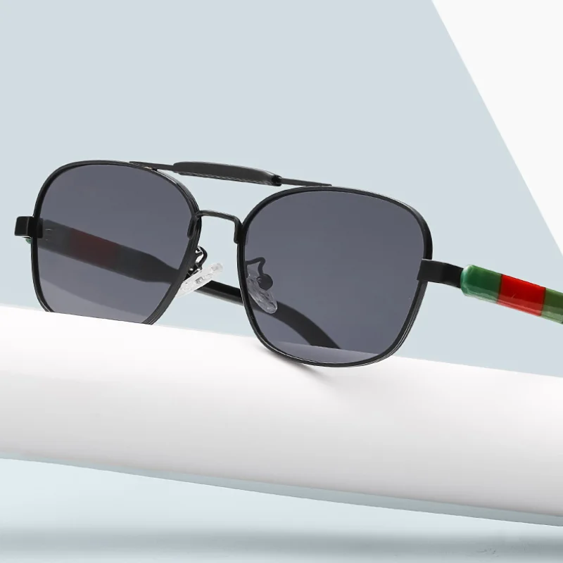 

Classic Luxury Men Sunglasses Glamour Fashion Brand Sun Glasses For Women Mirrored Retro Vintage Square Designer Shades TYJ-44