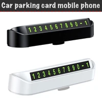 car card with phone for temporary parking car parking accessories parking card
