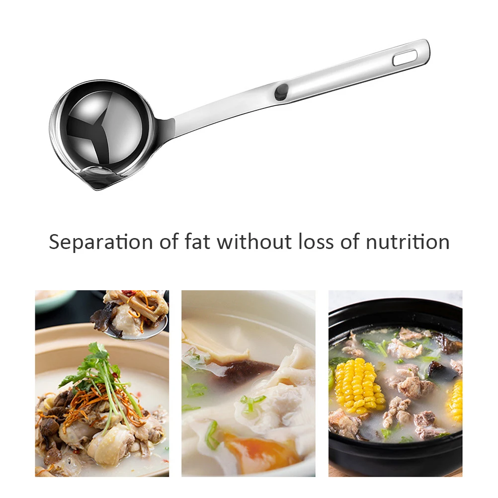Кухонный масляный фильтр ложка из нержавеющей стали ложка-скиммер кухонный для