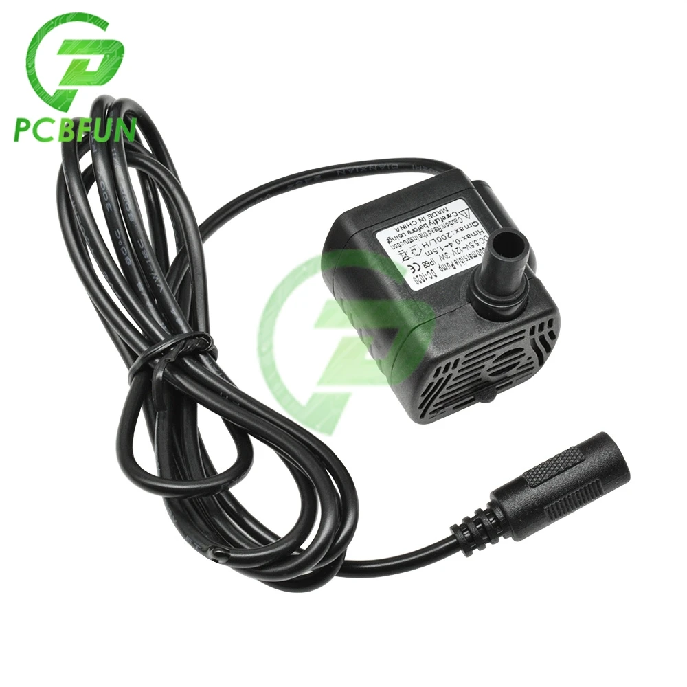 DC-1020 12V Solar Mini Micro погружной водяной насос 200 л/ч 1 5 м для аквариума фонтана пруда