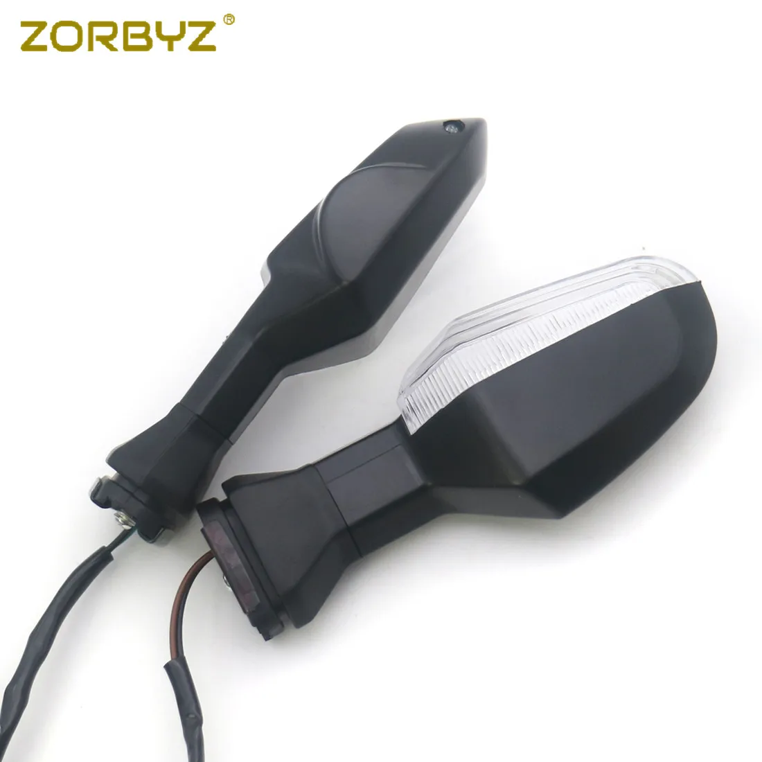 ZORBYZ LED Motorcycle Clear Turn Signal Light Indicators For Kawasaki Ninja 300 Z250/Z800 ZX-6R 2013-2015 |