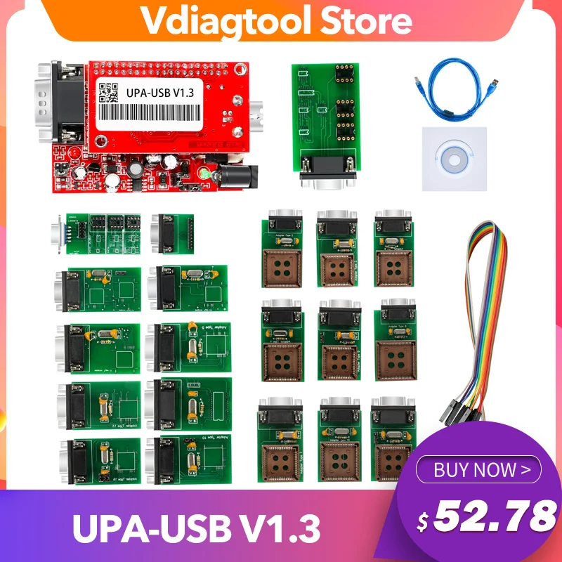 Лучший qualityUPA 2019 UPA Usb программатор диагностический инструмент USB ECU Программатор
