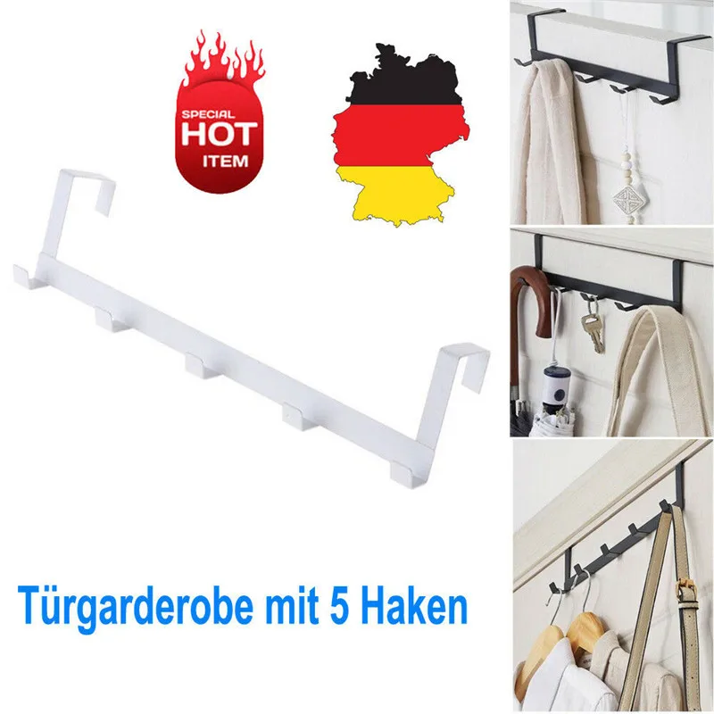 

Вешалка-органайзер для одежды, пальто, шляп, 5 крючков