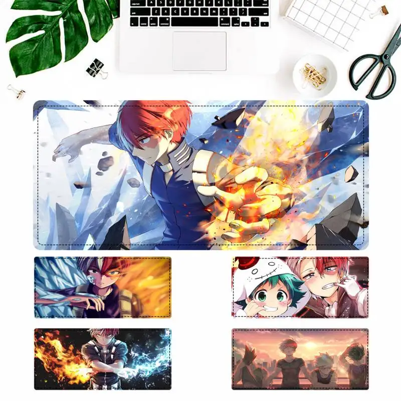 

Trend My Hero Academia Todoroki Shoto Mouse Pad PC Laptop Gamer Mousepad Anime Antislip Mat Keyboard Desk Mat For Overwatch/CSGO