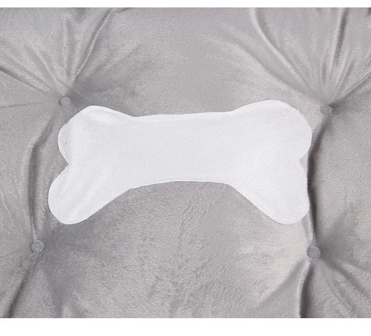 

Bed For Dogs Warm Flannel Dog Mat Bone Pattren Mattress House Winter Cat Bed Soft Nest Dogs Baskets Puppy Nest Drop Shipping