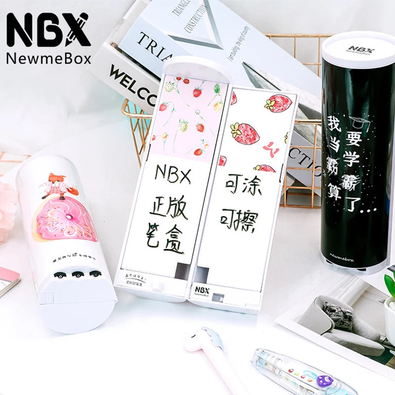 NBX newmebox Пенал чехол s механический карандаш пароль большой слайдер