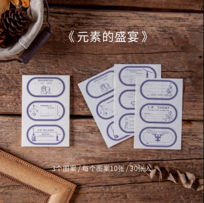 

Бумажные стикеры Alideco 30 шт.