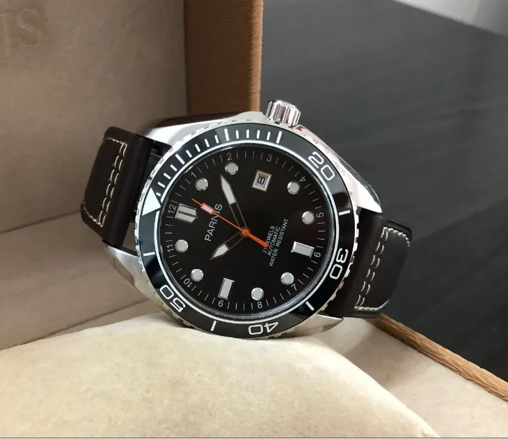 Мужские механические часы с керамическим циферблатом 45 мм|watch black|watch menwatch men watch |