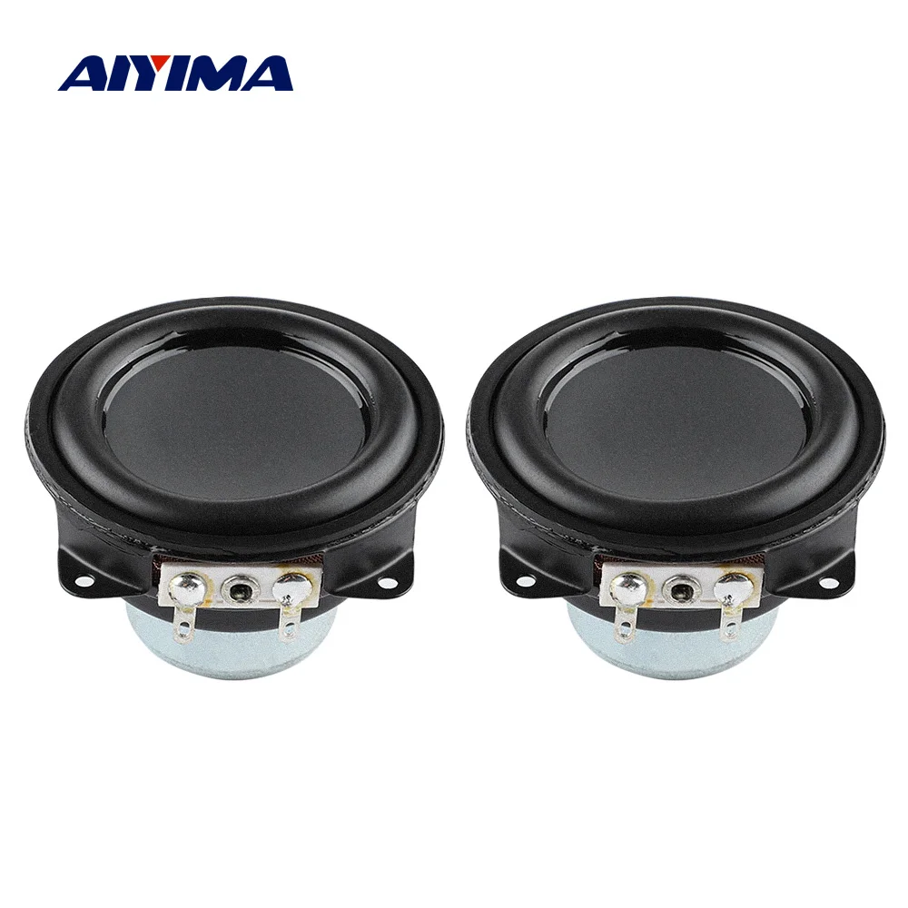 AIYIMA 2 шт. 2-дюймовый Полнодиапазонный аудио динамик 4 Ом 20 Вт Неодимовый звуковой