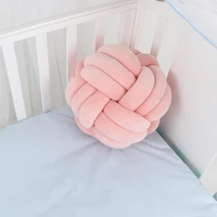 3 braids baby soft knot pillow ball cushions bed stuffed pillow home decor cushion ball plush throw ball knotted bumper pillow