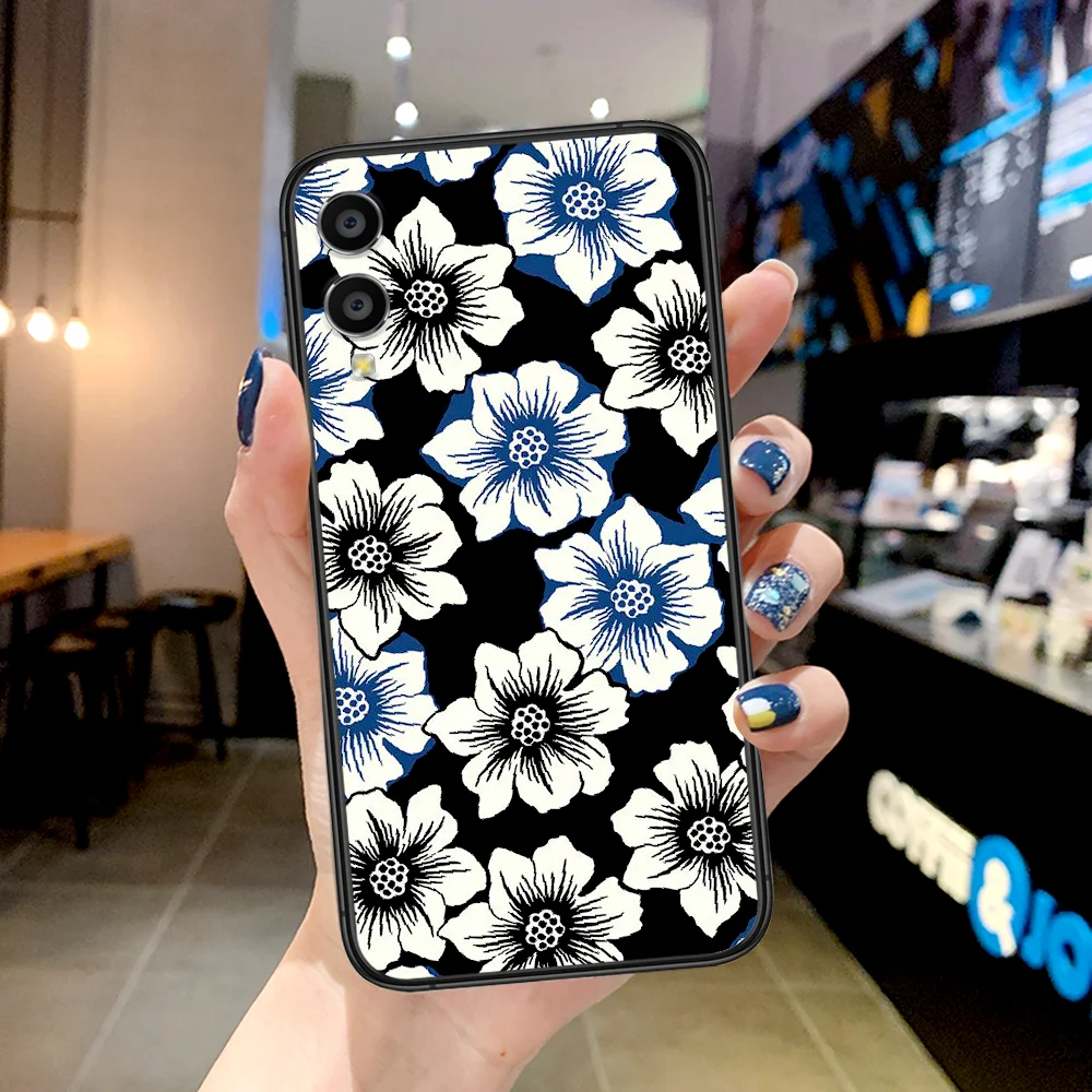 

Kate Pink Flower Brand Phone Case For Huawei Honor 6A 7A 7C 8 8A 8X 9 9X 10 10i 20 Lite Pro Play black Cell 3D Prime Luxury