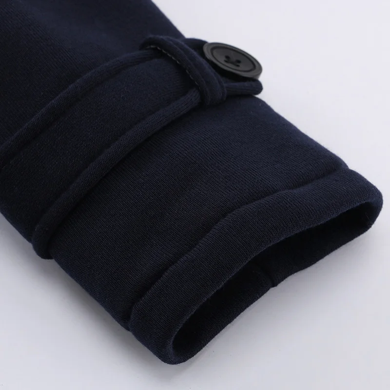 ANSELF толстовки Женская куртка с капюшоном 3XL 5XL плюс размер теплая Дафлкот пуговица для пальто молния спереди Зимняя парка пальто; женская верхняя одежда