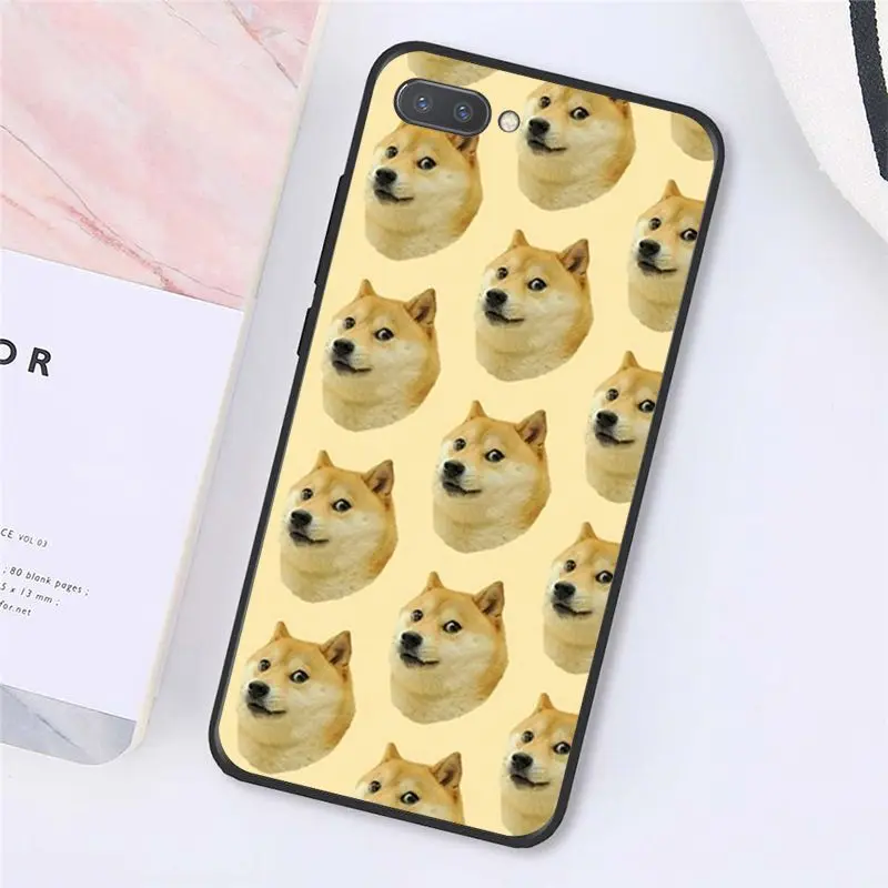 Yinuoda Doge Meme Kabosu Cute funny Phone Case for Huawei Honor 8A 8X 9 10 20 Lite 7A 5A 7C 10i 9X Pro 8C Play | Мобильные телефоны