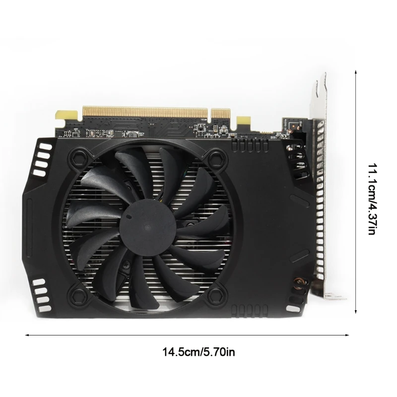 

Game Graphics Card,7000 MHz Video Card Radeon RX 550 GPU 4GB GDDR5128 Bit PCI E 3.0 Support DVI-D/HDMI-Compatible/DP