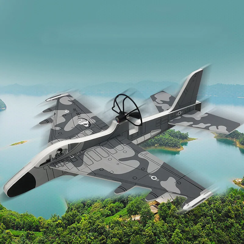 DIY самолёт на радиоуправлении самолет 360 градусов Летающий боец хватать руками