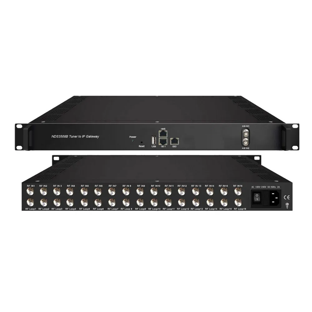 

FUTV4608B Tuner to IP Gateway 8 channels tv receiver