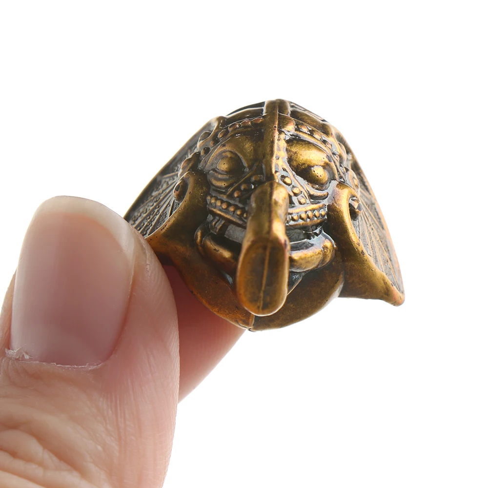 Винтажная бронзовая шкатулка для ювелирных изделий с античным слоном Деревянный