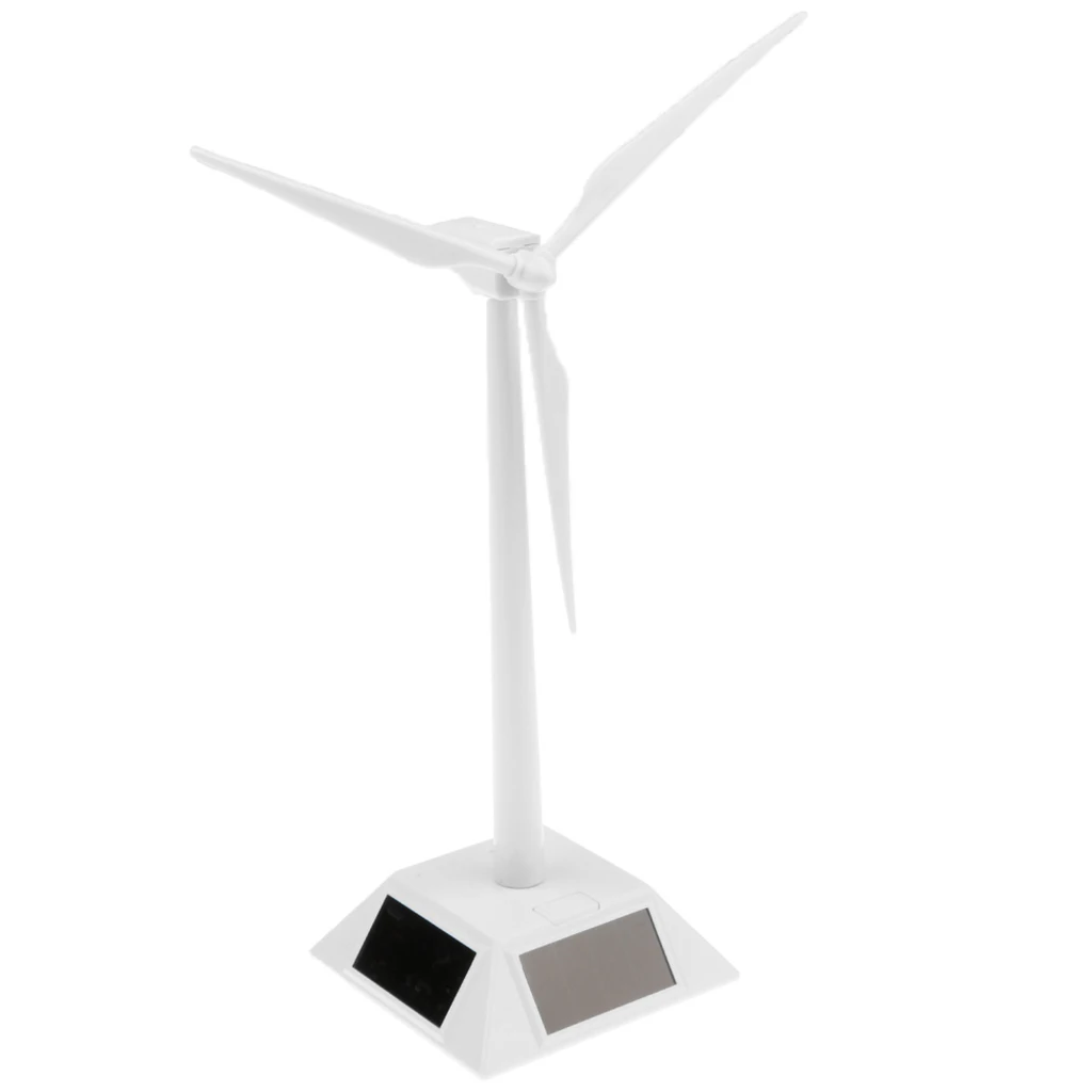 

Desktop Wind Turbine Model Solar Energy Kid Science Teaching Tool Home Decor