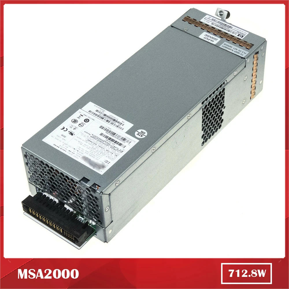 For Disk Array Power Supply for HP MSA2000 YM-2751B CP-1391R2 481320-001  712.8W Test Before Shipment