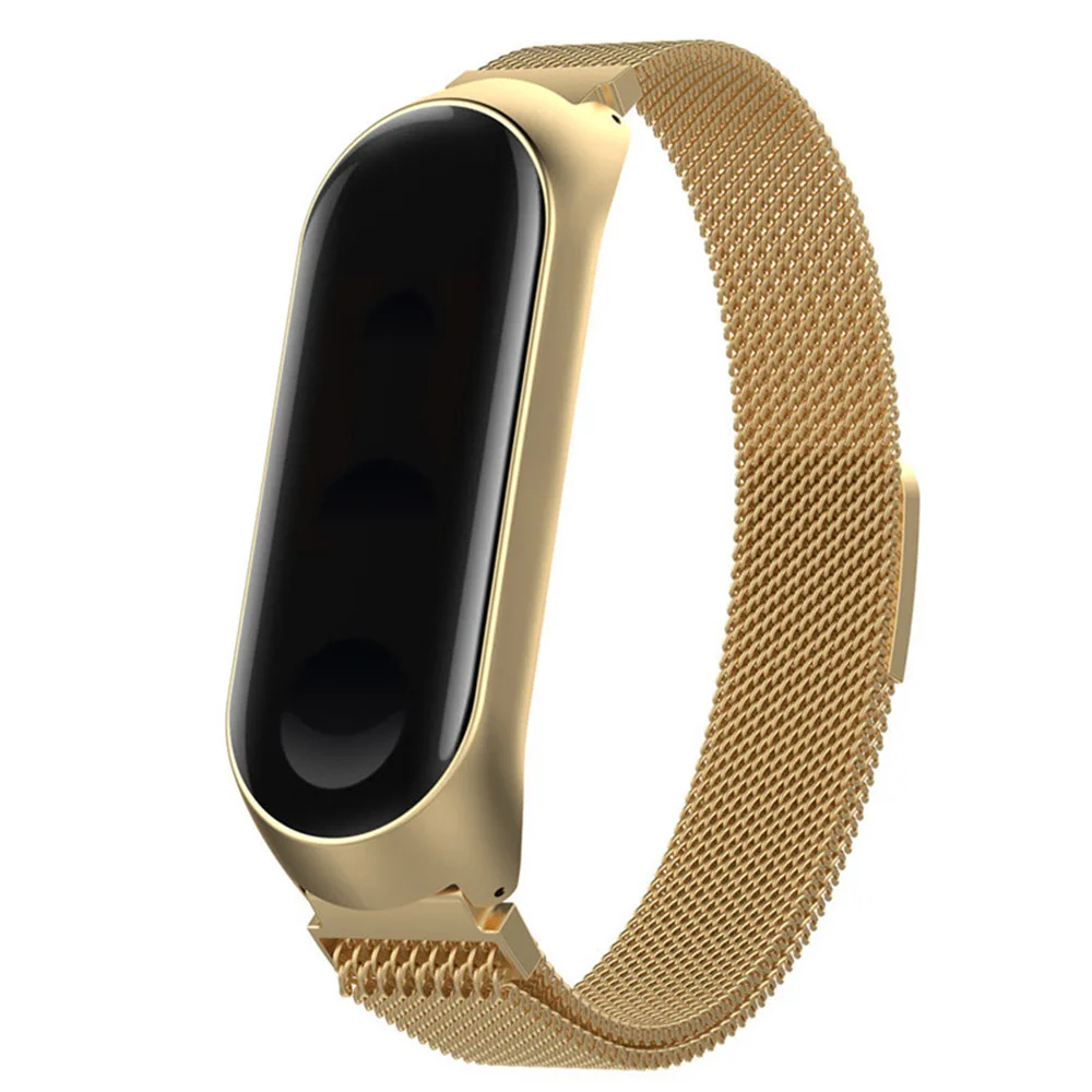 Rovtop ремешок для Xiaomi mi Band 3 mi Band 3 ремешок для Xiaomi mi band 3 браслет для Xiaomi mi 3 магнитный металлический браслет из нержавеющей стали