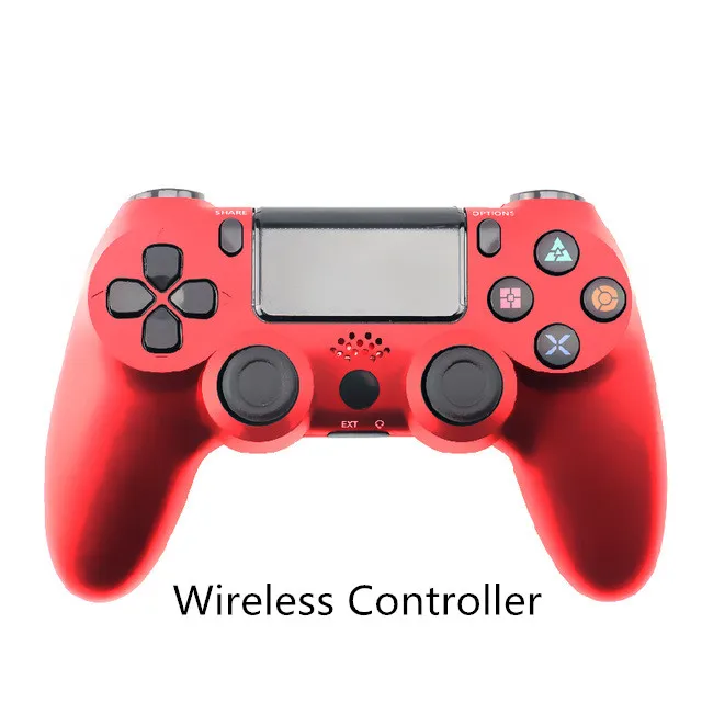 Red Bluetooth Беспроводной джойстик для PS4 контроллер подходит для Игровые приставки 4 консоль для Игровые приставки Dualshock 4 геймпад для PS3 консоли геймпад джойстик для gamepad геймпад для пк для PS4 - Color: Red