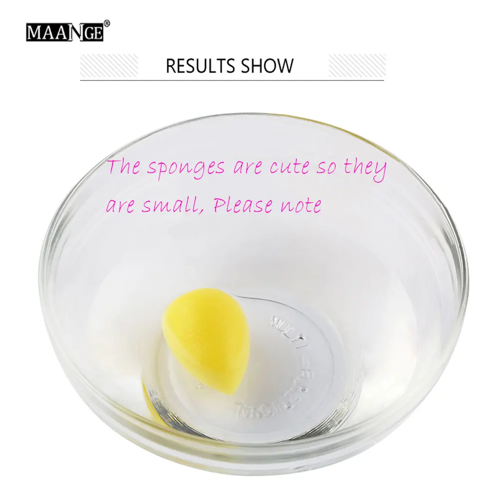 10 шт./кор. Мини милый пудра для Макияжа Косметический консилер Highlight спонж больше