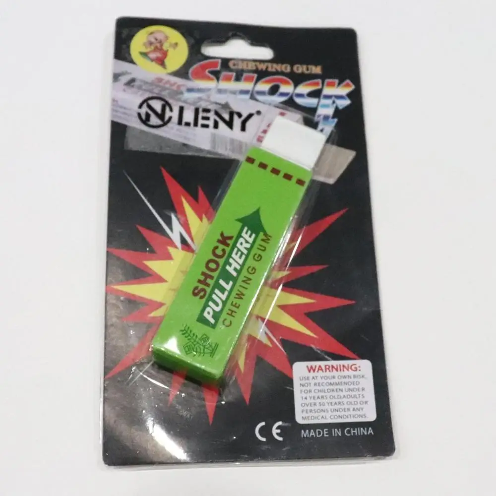

1PCS Hand Chewing Gum Shocker Prank Joke Funny Novelty Toys Anti-stress Shock Gaget Gaps Toys Trick Toy