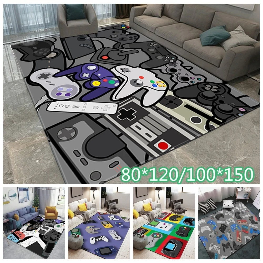 

Gamer Controller Area Rugs Non-Slip Floor Mat Doormats Home Runner Rug Carpet for Bedroom Indoor Outdoor Kids Play Mat