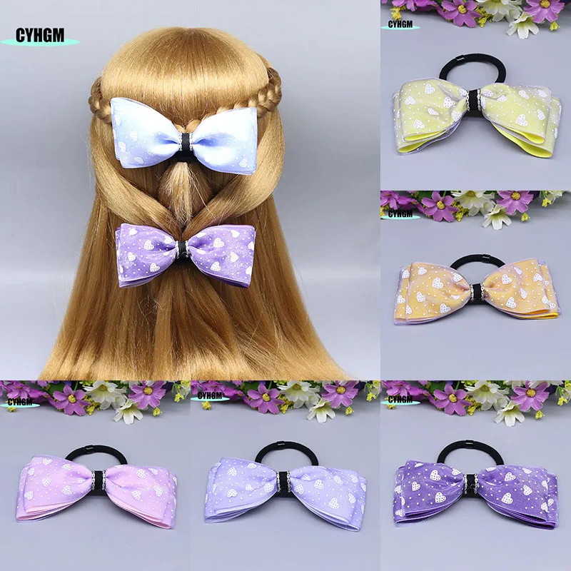 

New Fashion silk scrunchie pack hair ties big Elastic hair band headwear hair rubber band women's hair accessoires A06-4