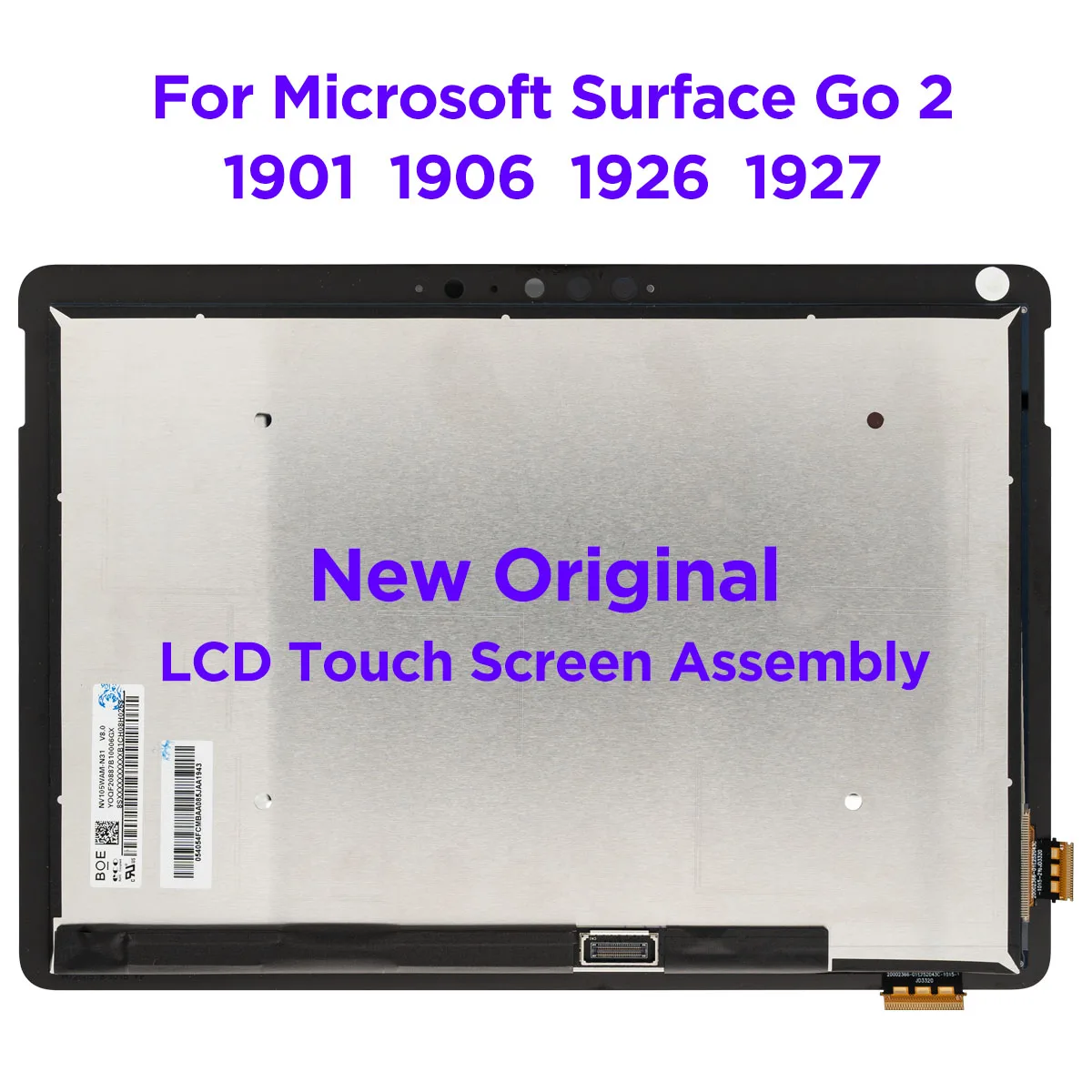 

Original 10.5" LCD Assembly for Microsoft Surface Go 2 1901 1906 1926 1927 Touch Digitizer Glass Replacement Display 1920x1200