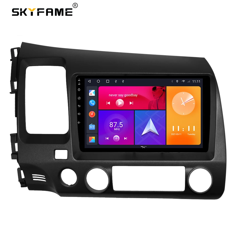 SKYFAME Android Автомобильная Навигация Радио мультимедийный плеер для HONDA CIVIC 2006 2011