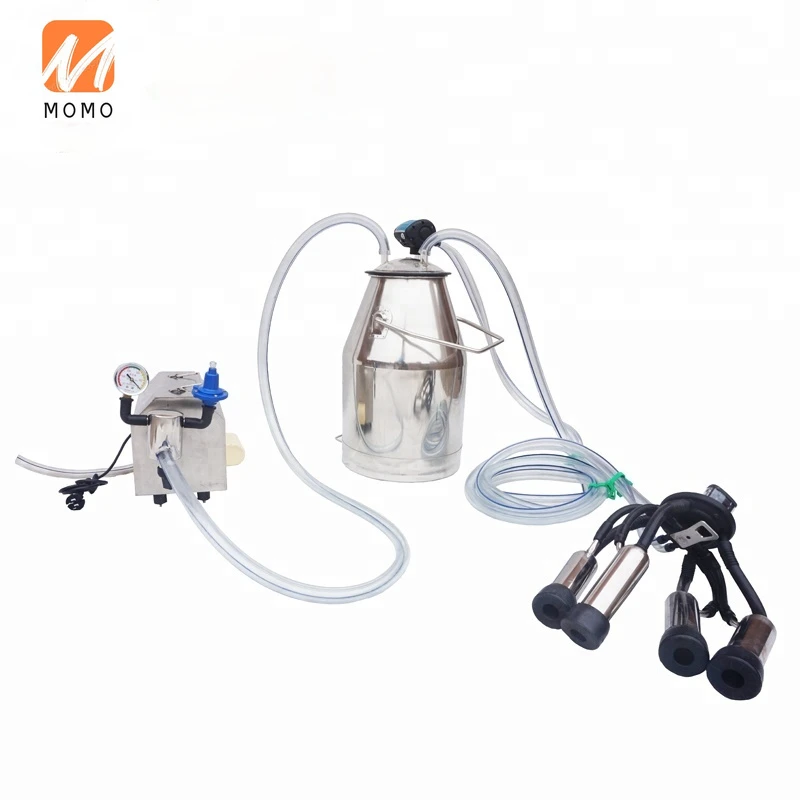 

Electric single bucket 25L cow melasty milking machine with 4 milk liners