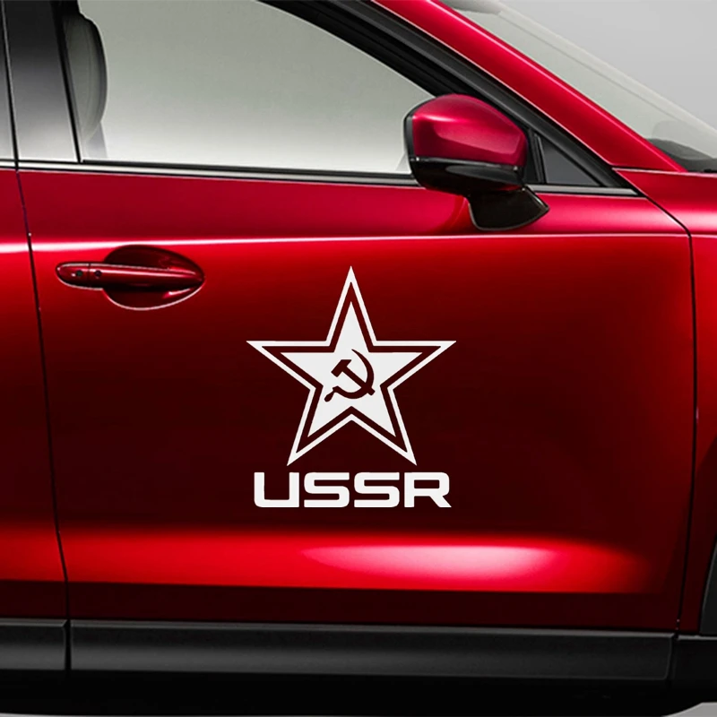 30043#наклейки на авто USSR водонепроницаемые наклейки машину наклейка для