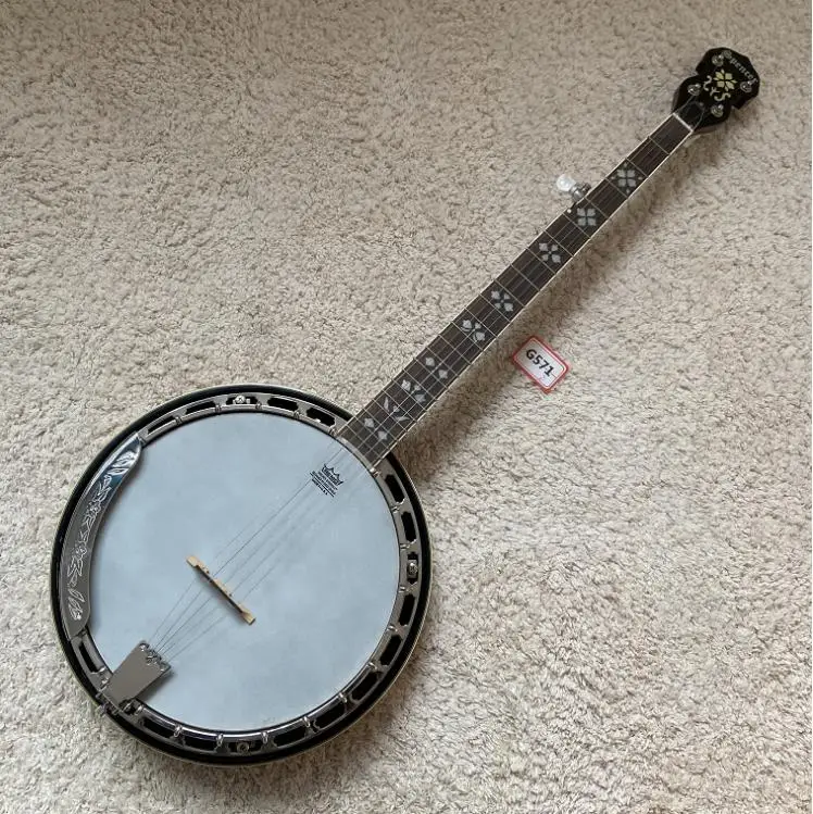 

Genuine 5 Strings Banjo High Grade Original Remo Top with Back in Stock Free Shipping