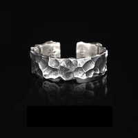 2021 new fashion personal men women stainless steel opening irregular ring casual party punk crack ring jewelry gift