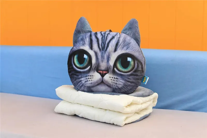 3D моделирование Шарпей мопс, собака, кошка, плюшевая игрушка, мягкая подушка Сибирского хаски, кондиционер, одеяло, подарок для девочек