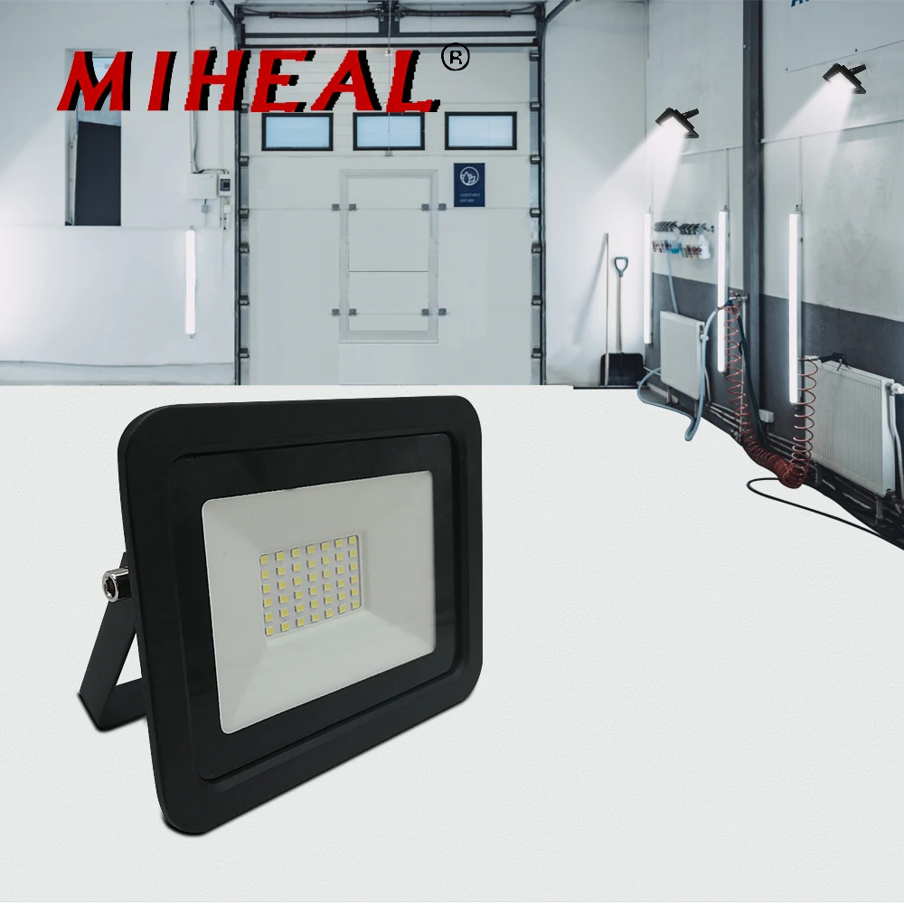 110 V/220 V светодиодное промышленное освещение мощностью 10 Вт, 20 Вт, 30 Вт, 50 Вт 100 Вт Светодиодный прожектор IP68 Уличные светильники для наружного освещения заводской цех рабочий свет