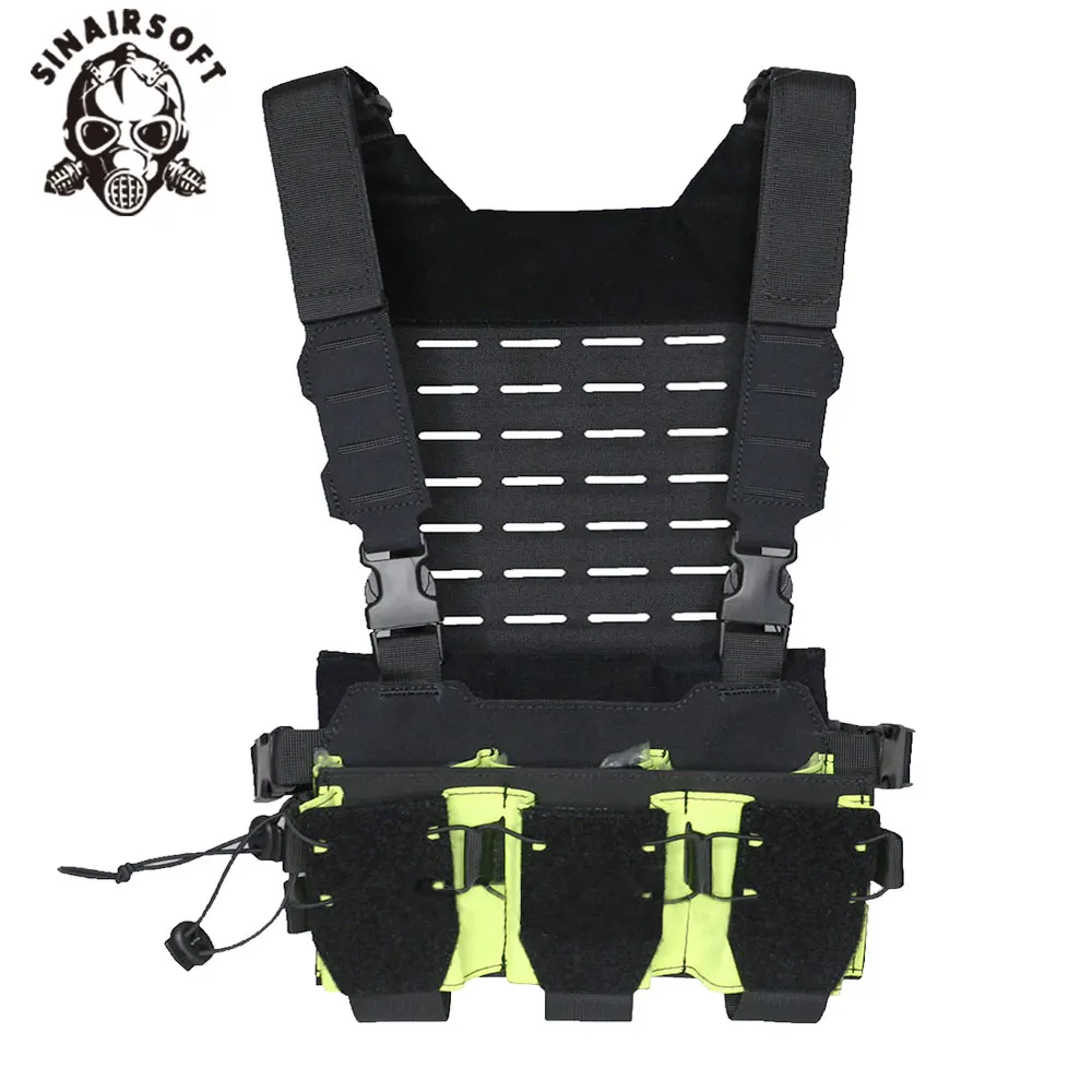 

SQB Грудь Rig страйкбол тактический жилет военная упаковка для снаряжения 5,56 7,62 MOLLE Журнал Мешок Охота CS матч Wargame аксессуары