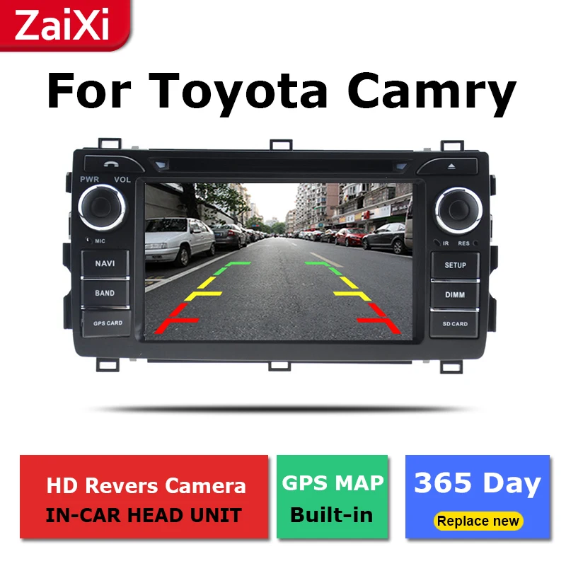 Автомагнитола ZaiXi 2Din для Toyota Camry Daihatsu Altis 2001 ~ 2006 Android мультимедийный плеер GPS