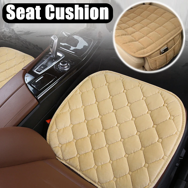 

Plush Car Seat Cushion Winter Warm Car Seat Cover Auto Seat Protector Premium Soft Anti Slip Pads for Car Interior Accessories