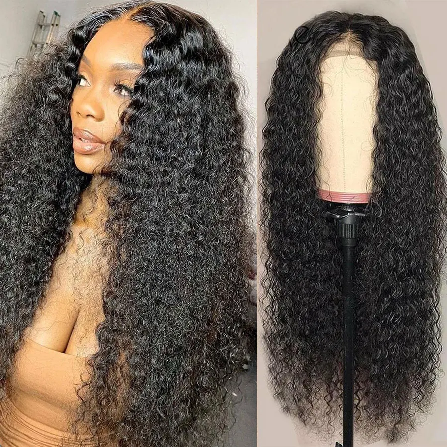 32 34 Inch Kinky Curly Wigs 13x6 HD Lace Front Wigs Brazilian Human Hair 250% Deep Curly Wig Transparent Lace 4x4 5x5 6x6 Wigs