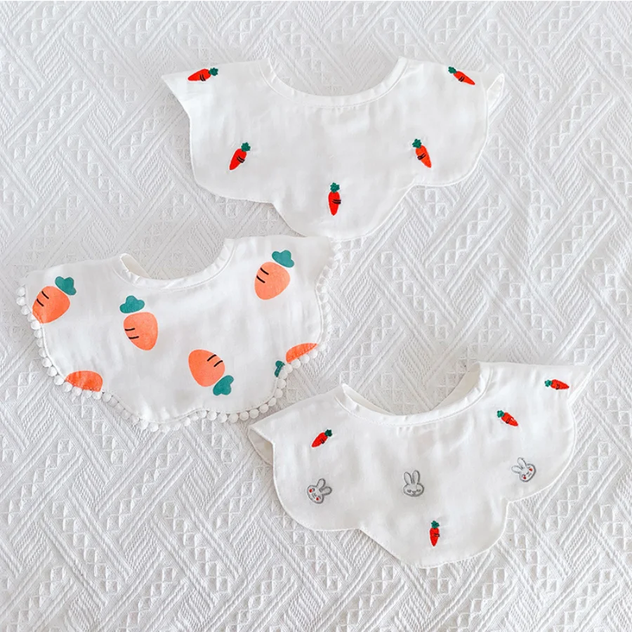 3 шт./компл., детские нагрудники, Детские аксессуары, бандана, нагрудники, нагрудники для новорожденных, Слюнявчики, хлопковые нагрудники для...