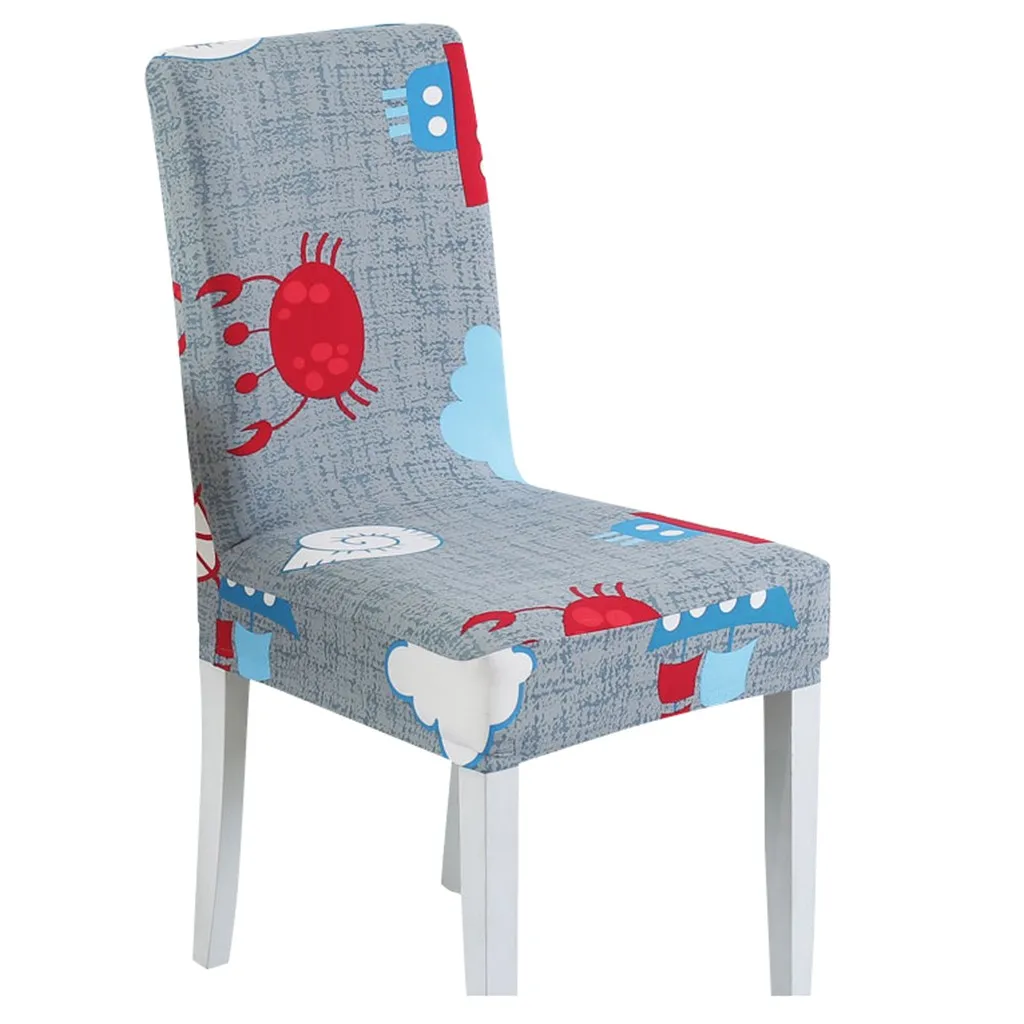 Чехол для стула с принтом Эластичный чехол сиденья используемый свадебной