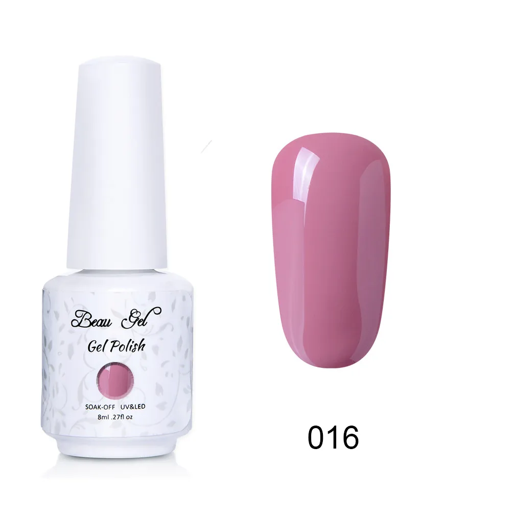 NU016 Beau гель 8 мл флуоресцентный неоновый Гель-лак для ногтей Vernis полуперманентный УФ-Гель-лак впитывающий Гель-лак для ногтей - Цвет: NU016